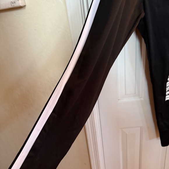 Detache Labs Men Dazed and Confused Black/White Drawstring Track Pants SZ 29 - Picture 8 of 13